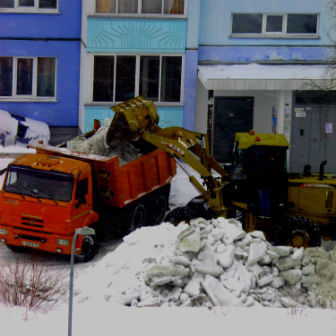 Вывоз снега в Новосибирске